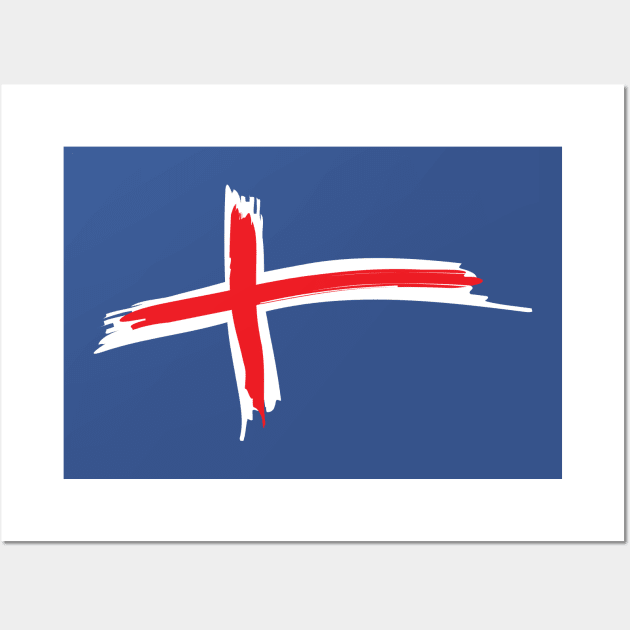 Flag of Iceland Wall Art by beangrphx